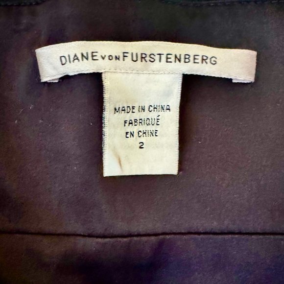 Diane Von Furstenberg Satin Mini Dress - Picture 6 of 15